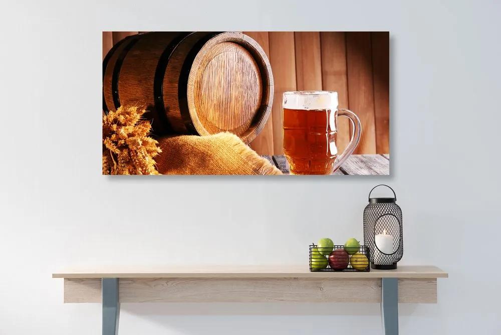 Εικόνα βαρέλι μπύρας - 100x50