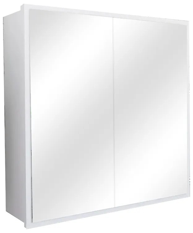 Intrahome Ντουλάπι μπάνιου με καθρέπτη URALSA Intrahome λευκό 70x17x70εκ | SKU: INTRAPA-231111398