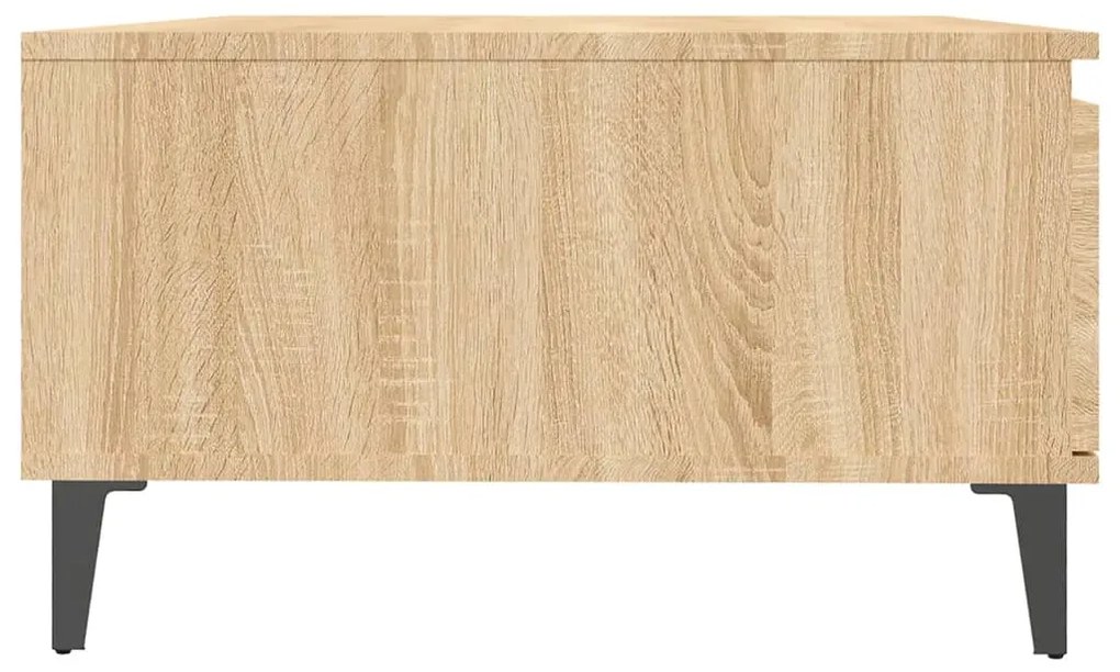 vidaXL Τραπεζάκι Σαλονιού Sonoma Δρυς 90x60x35 εκ. Επεξεργασμένο Ξύλο