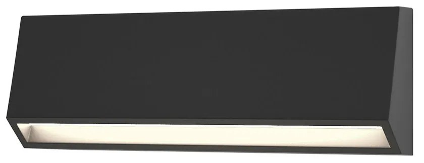 Απλίκα LED Step Dimmable Εξωτερικού Χώρου Heronia Dorida Black 42-0044