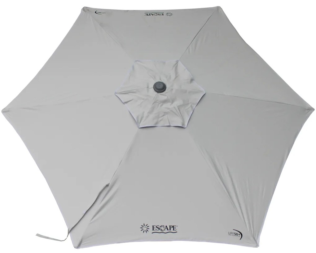 Ομπρέλα Παραλίας ESCAPE Φ2.4m Polyester 6 Ακτίνες Γκρι
