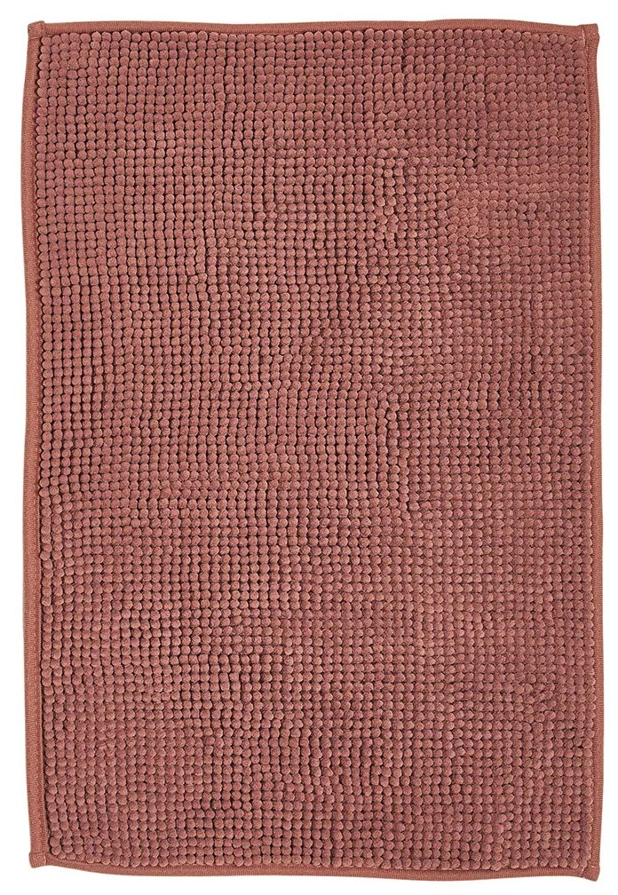 Πατάκια μπάνιου Today  Tapis Bubble 60/40 Polyester TODAY Essential Terracotta