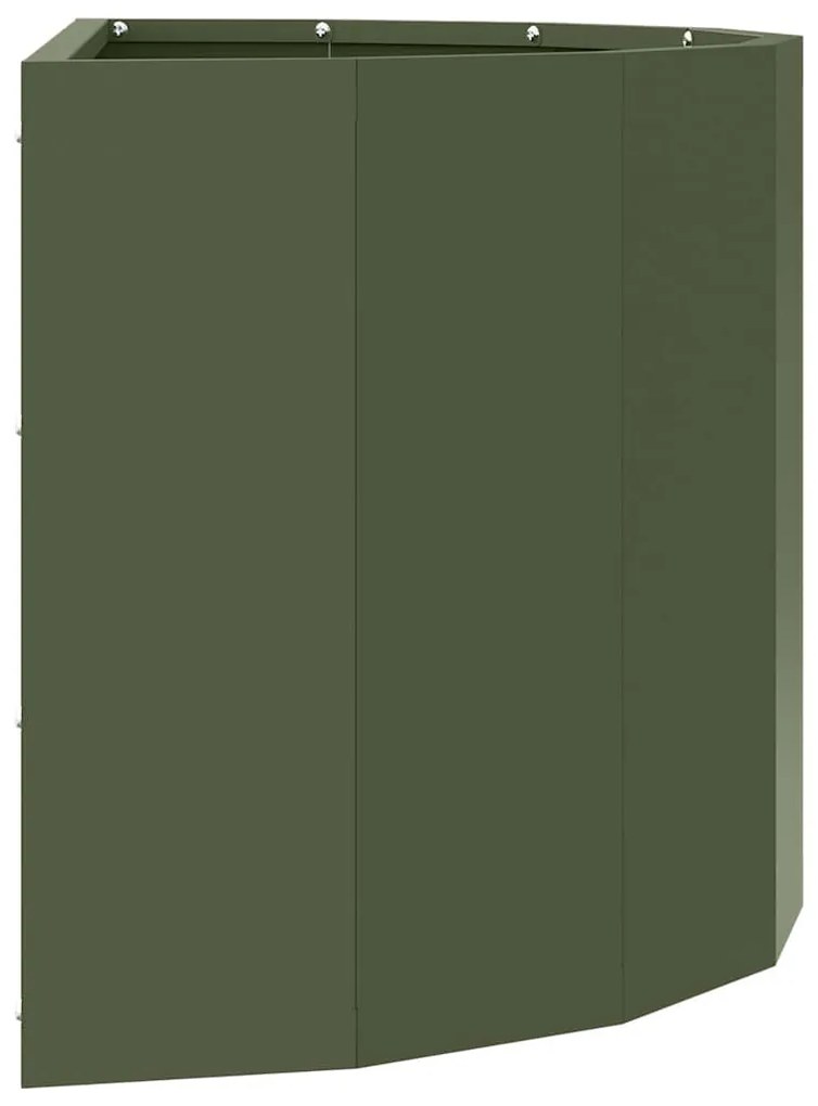 vidaXL Γλάστρα Ελιά Πράσινη 60 x 30 x 35 εκ Ατσάλι