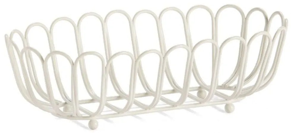 Φρουτιέρα AH-AX71060 28,5x15x19cm White Andrea House Metal
