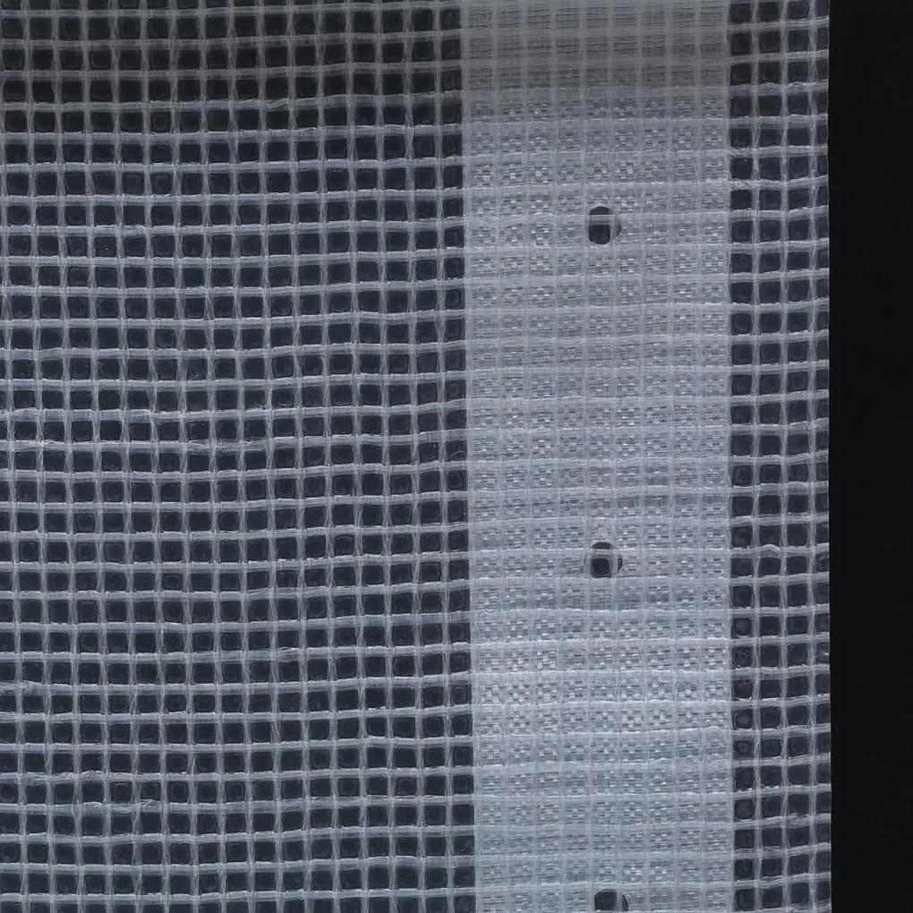 vidaXL Μουσαμάδες με Ύφανση Leno 2 τεμ. Λευκοί 3 x 20 μ. 260 γρ./μ²