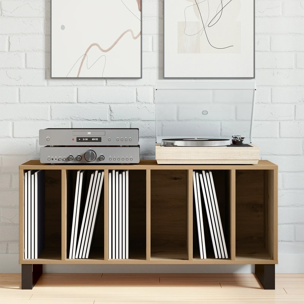 vidaXL Ντουλάπα Δίσκων Artisan Oak 100x38x48 εκ Επεξεργασμένου Ξύλου