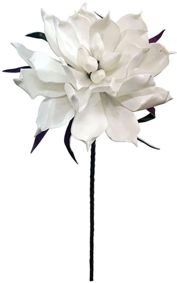 Τεχνητό Λουλούδι Μανόλια 00-00-6061-5 75cm White Marhome Foam