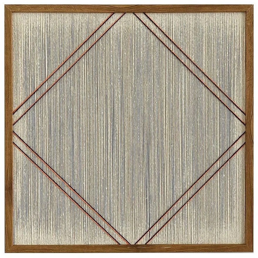 Πίνακας Με Κορνίζα (50x50) Espiel Μπεζ/Καφέ NIM115