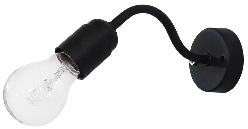 Απλίκα Τοίχου Heronia AS-26 31-0613 Black
