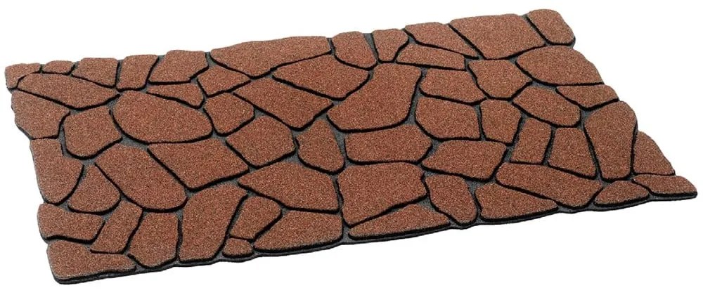 Πατάκι Εισόδου Ecomat 012 Cleanscrape Flagstone 45X75cm Brown Sdim 45X75