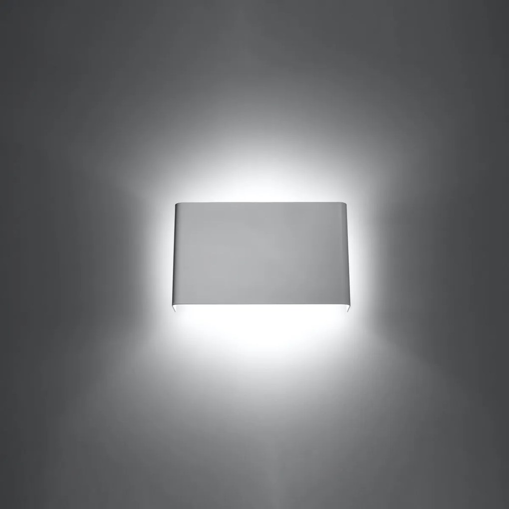 Sollux Φωτιστικό τοίχου Copertura 2,ατσάλι,2xG9/40w