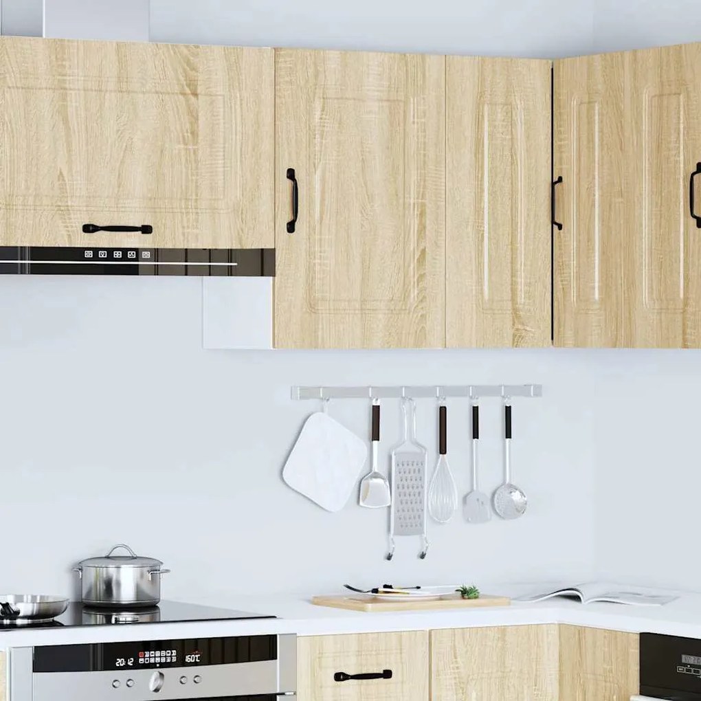 ντουλάπι τοίχου κουζίνας "Kalmar" Sonoma Oak Engineered Wood - Καφέ