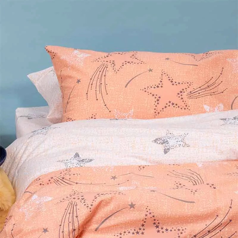 Ζεύγος Μαξιλαροθήκες (50x70) Melinen Kids Line Star Girl