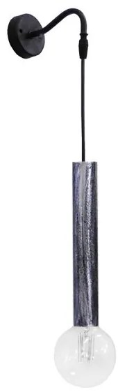 Απλίκα Φωτιστικό Τοίχου 1xE27 S-42AP Heronia Lighting-34-0191-Ασημί 34-0191
