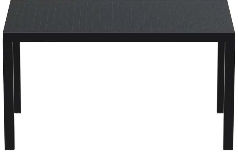 Τραπέζι πολυπροπυλένιου Ares 140x80 Μαύρο