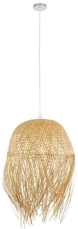 Φωτιστικό Οροφής Manila 00713 1xΕ27 Φ50x70cm Beige GloboStar