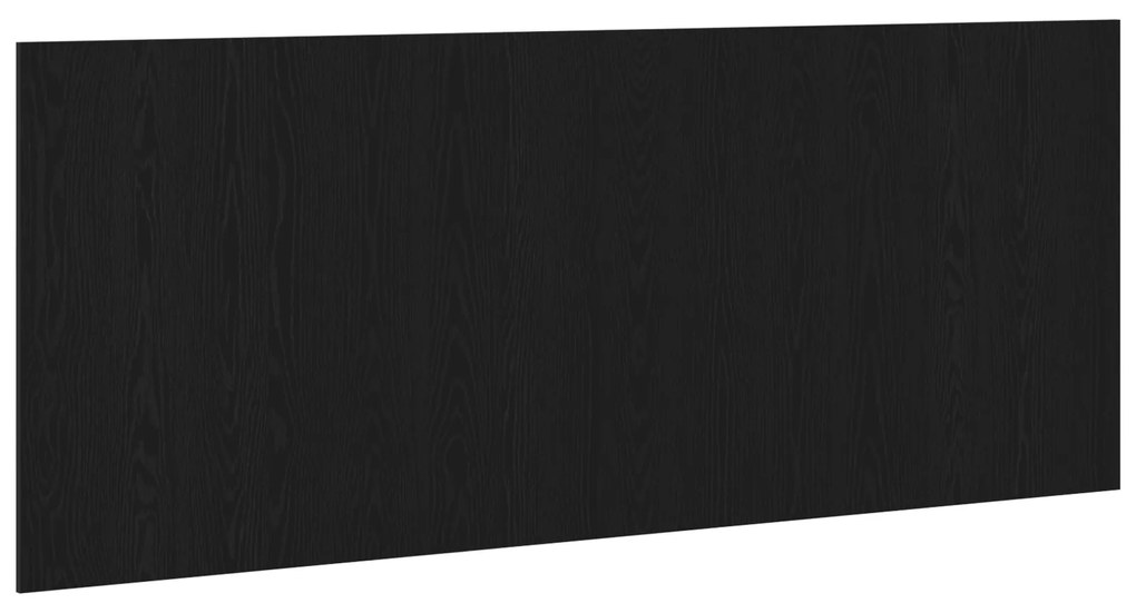 vidaXL Κεφαλάρι Κρεβατιού Μαύρο Δρυς 200x1,5x80 εκ. Κατασκευασμένη Ξυλεία