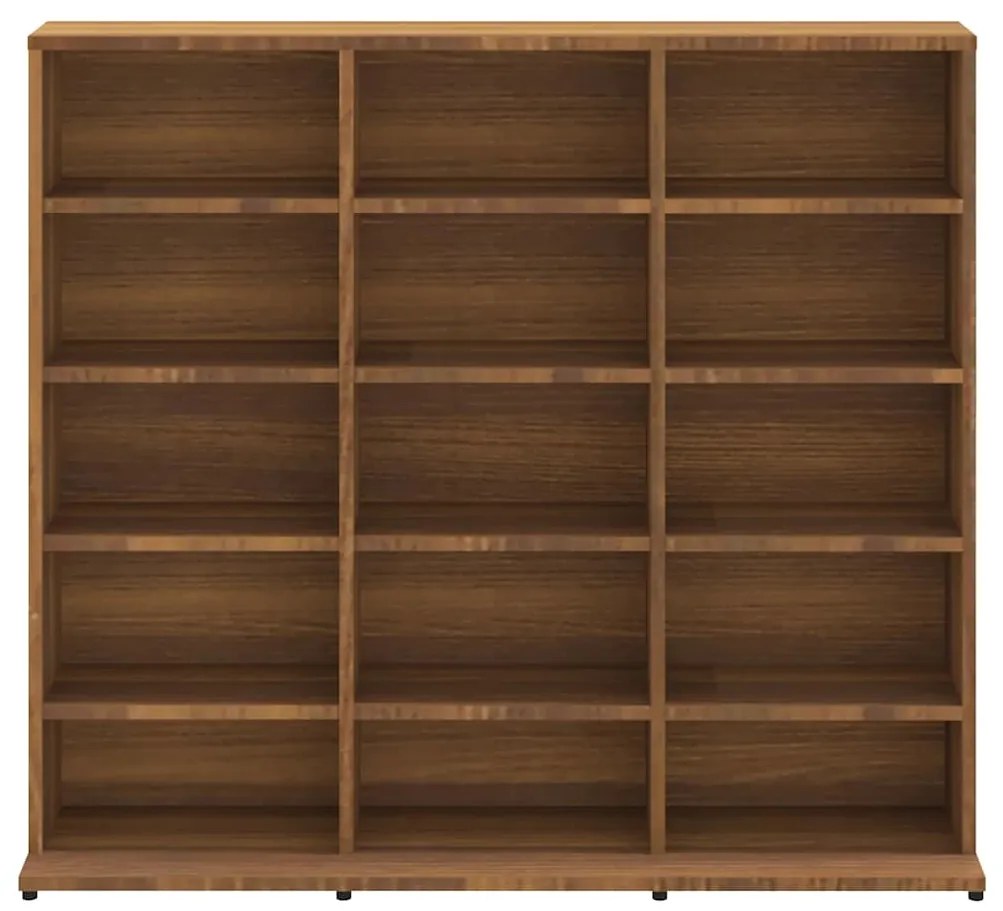 vidaXL Έπιπλο για CD Καφέ Δρυς 100x23x89,5εκ. Επεξεργασμένο Ξύλο