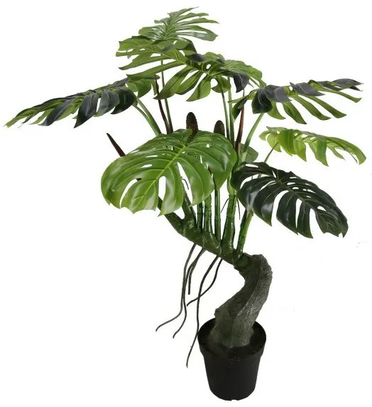 Τεχνητό Δέντρο Monstera Deliciosa 140 εκ. 8760-6 Supergreens-8760-6-Πράσινο 8760-6