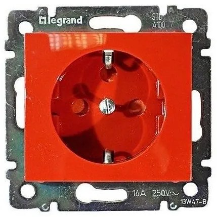 Πρίζα Σούκο UPS σε κόκκινο χρώμα 774327 Valena Legrand-774327-Κόκκινο 774327