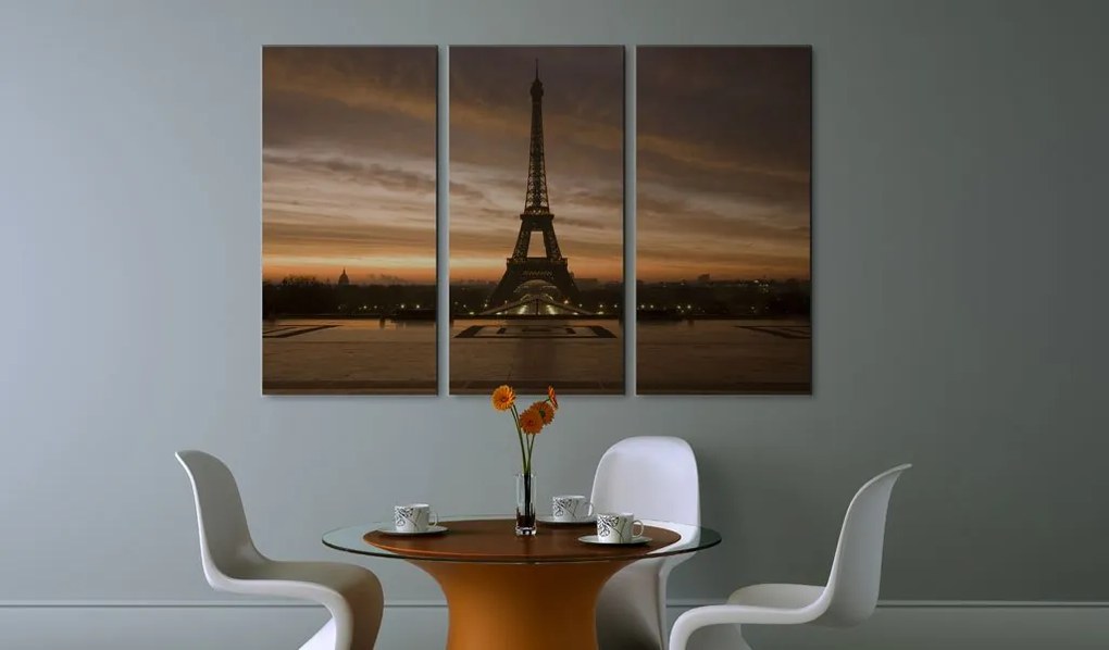 Πίνακας - Eiffel Tower at dusk - 90x60