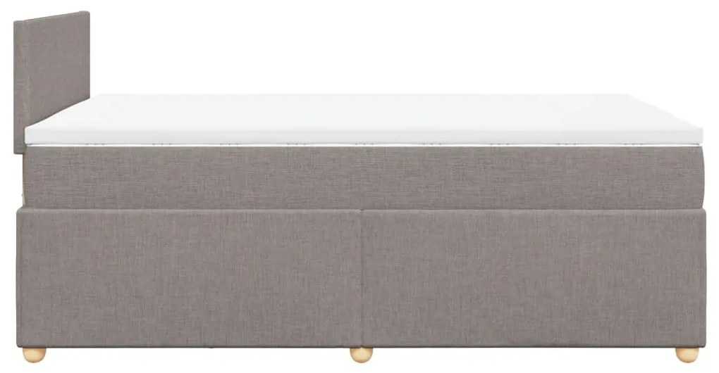 ΚΡΕΒΑΤΙ BOXSPRING ΜΕ ΣΤΡΩΜΑ TAUPE 120X200 ΕΚ. ΥΦΑΣΜΑΤΙΝΟ 3286644