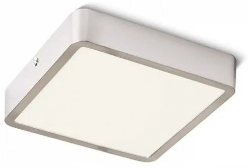 Πλαφονιέρα Φωτιστικό Οροφής Led HUE SQ DIMM H3,5 Φ17,8 Rendl R13086 Ασημί