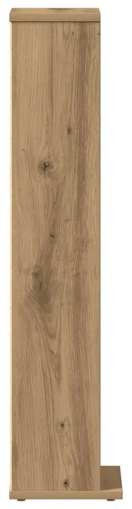 vidaXL Ντουλάπι CD Artisan Oak 21x20x88 cm Κατασκευασμένο ξύλο