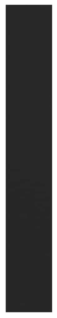 vidaXL Βιβλιοθήκη/Διαχωρ. Χώρου Μαύρο 100x30x198 εκ Επεξεργασμένο Ξύλο