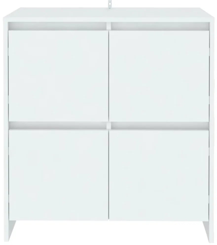 vidaXL Μπουφές Λευκός 70x41x75 εκ. από Επεξεργασμένο Ξύλο