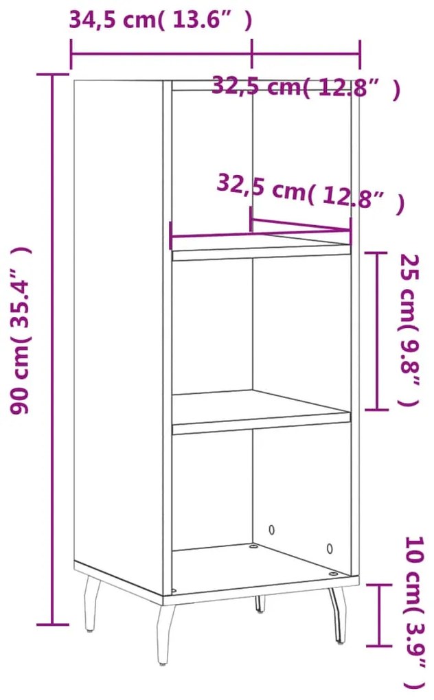 ΝΤΟΥΛΑΠΙ ΚΑΠΝΙΣΤΗ ΔΡΥΣ 34,5 X 32,5 X 90 ΕΚ. ΑΠΟ ΕΠΕΞΕΡΓ. ΞΥΛΟ 828753