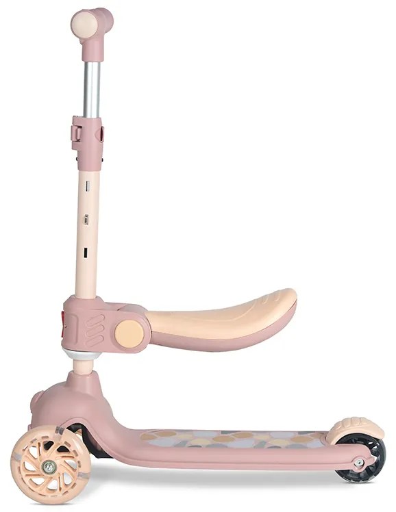 Πατίνι Scooter Jetster Plus Τρίτροχο Με Κάθισμα  Beige  10390240001 Lorelli