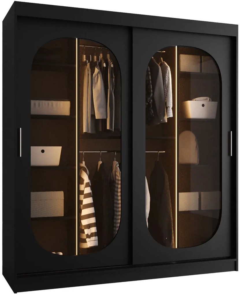 Ντουλάπα Bahrajn 180 συρόμενη-Mauro