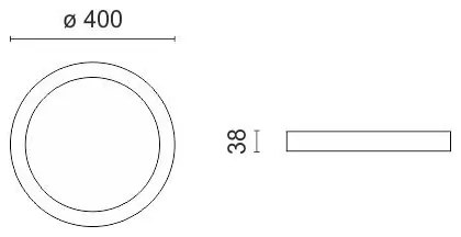 Πλαφονιέρα οροφής LED 36W 5260