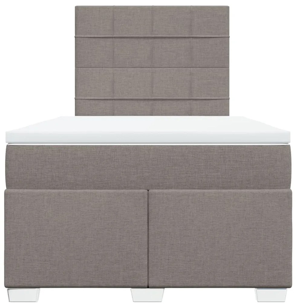 ΚΡΕΒΑΤΙ BOXSPRING ΜΕ ΣΤΡΩΜΑ TAUPE 120X190 ΕΚ. ΥΦΑΣΜΑΤΙΝΟ 3290431