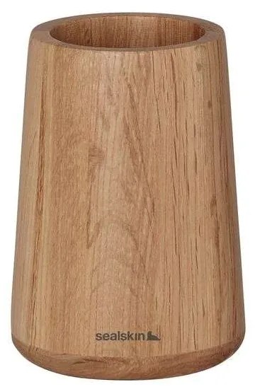 Ποτηροθήκη Οδοντόβουρτσας Επικαθήμενη Wood Sealskin Earth Oak 800030