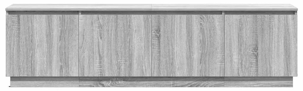 vidaXL Βιτρίνα τηλεόρασης με LED Γκρι sonoma 180 x 38 x 49 εκ