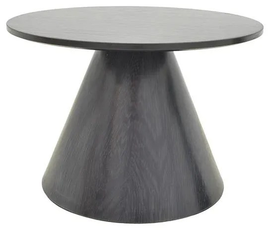 Tραπέζια σαλονιού Donda mdf σετ 2τεμ. μαύρο 60x60x46 εκ.