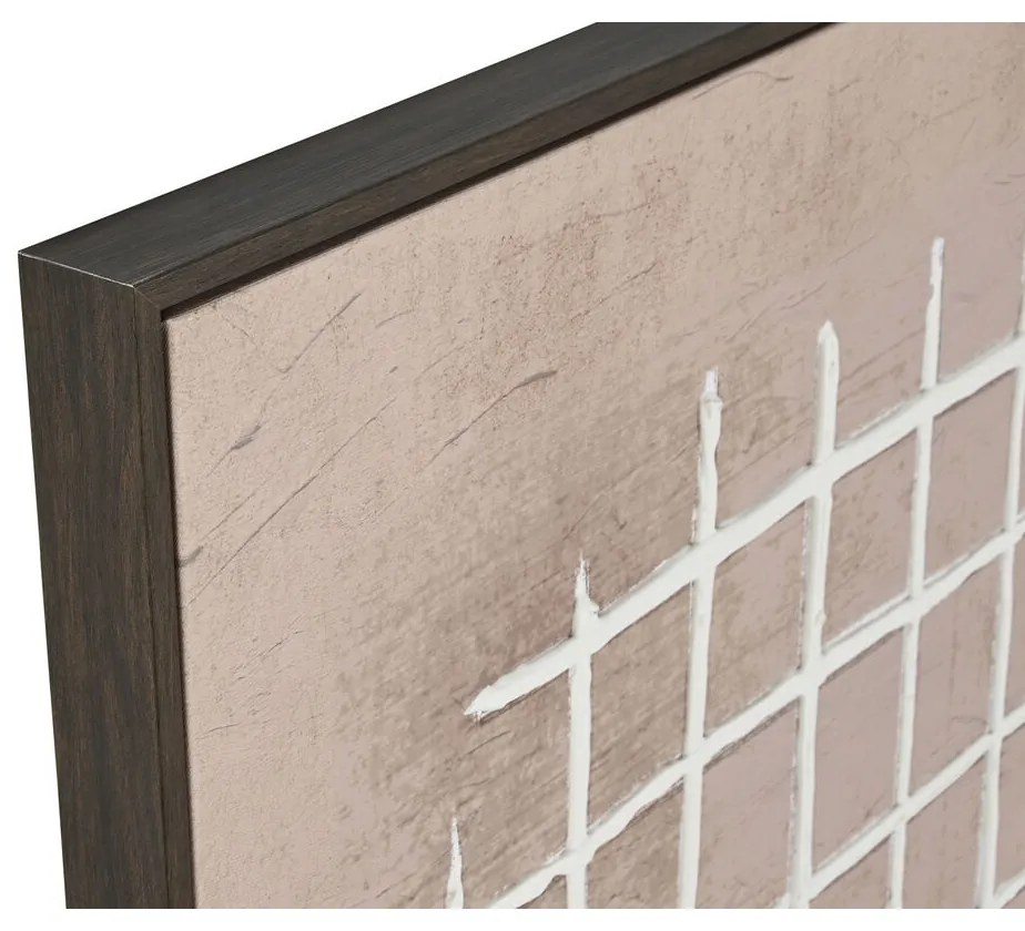 Καμβάς Home ESPRIT Λευκό Φυσικό Σύγχρονη Urban (x2)