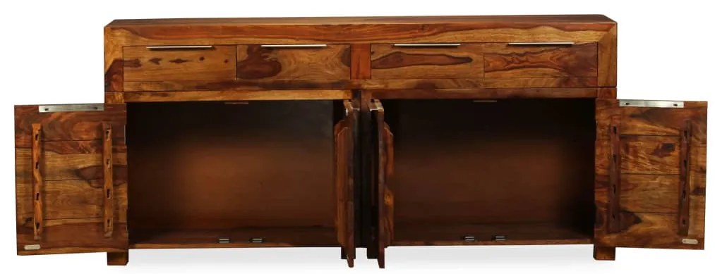 vidaXL Μπουφές 160 x 35 x 75 εκ. από Μασίφ Ξύλο Ακακίας