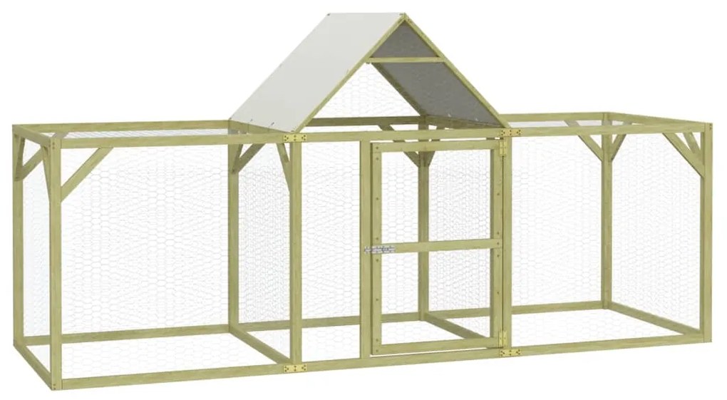 vidaXL Κοτέτσι 300x100x150 εκ. από Μασίφ Εμποτισμένο Ξύλο Πεύκου