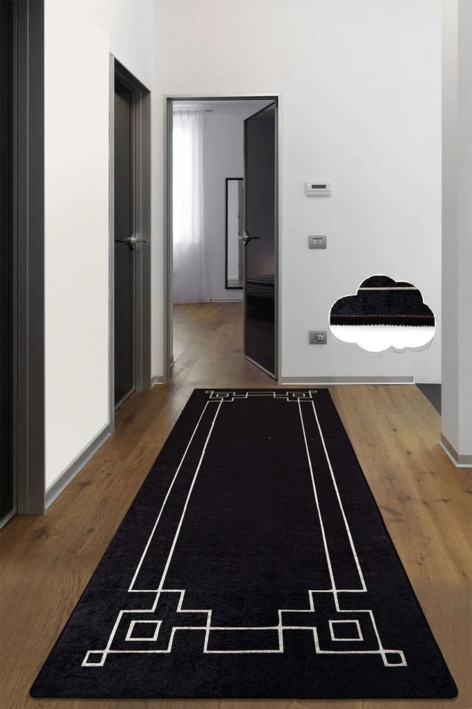 Χαλί Square Black-White Conceptum Hypnose 80X200cm