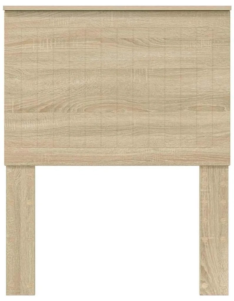 vidaXL Κεφαλάρι με κεφαλάρι Δρύς Sonoma 75 cm Επεξεργασμένο ξύλο