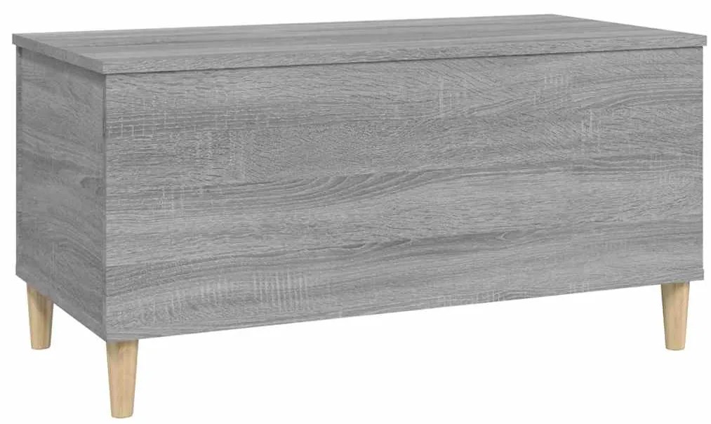 vidaXL Τραπεζάκι Σαλονιού Γκρι Sonoma 90x44,5x45 εκ.Επεξεργασμένο Ξύλο