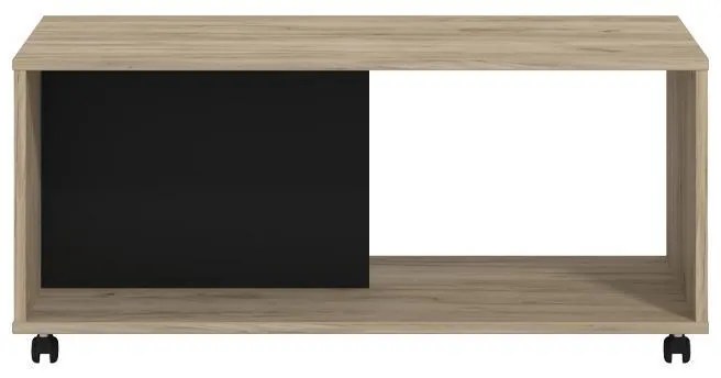 Τραπεζάκι Σαλονιού Pico Γκρί Δρύς - Μαύρο 92x50x41 εκ. 92x50x41 εκ.
