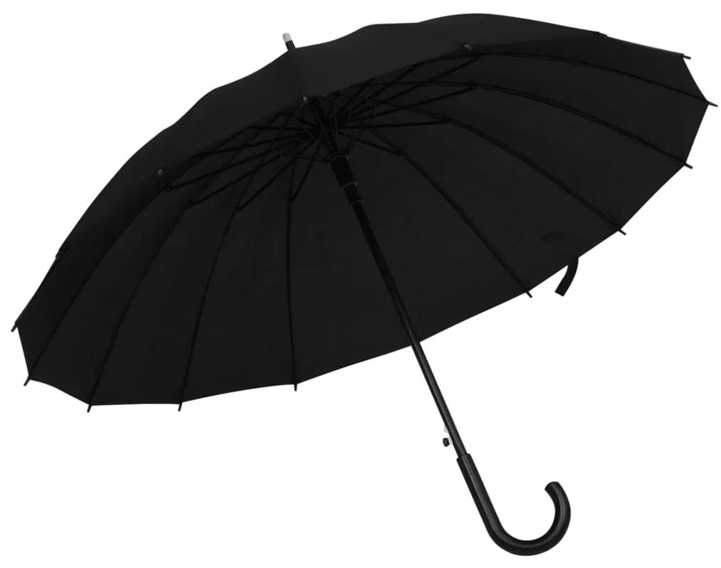 Ομπρέλα Αυτόματη Μαύρη 105 εκ.