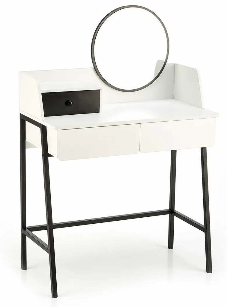 Τουαλέτα Houston 1460, Μαύρο, Άσπρο, 120x80x42cm, 24 kg, Με συρτάρια | Epipla1.gr