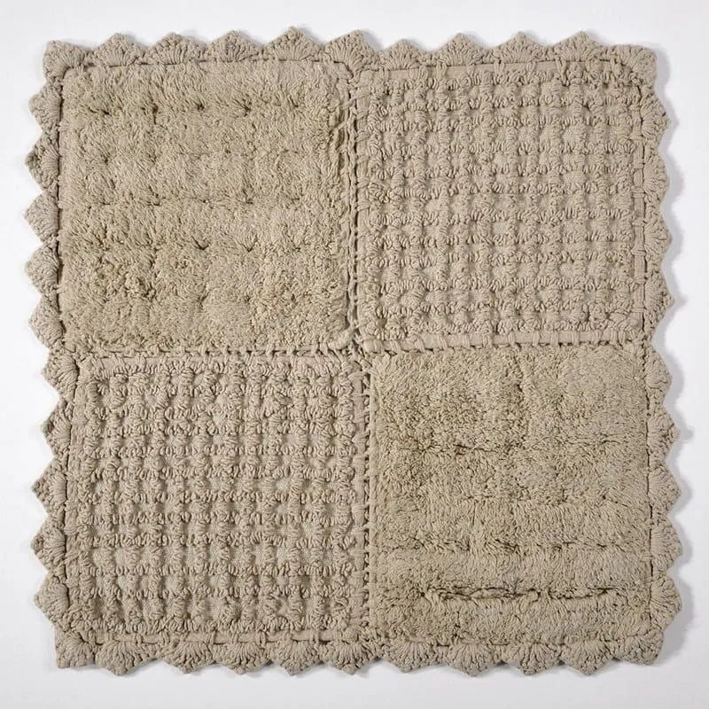 Πατάκι Μπάνιου Biscuit Beige Down Town 125X125 100% Cotton