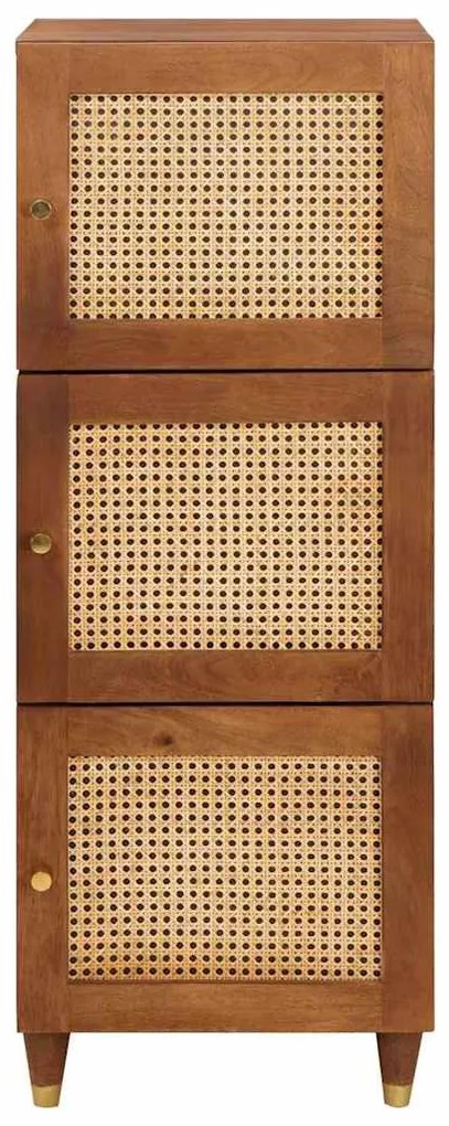 vidaXL Ψηλή Πολυθρόνα Καφέ 40 x 33.5 x 110 εκ