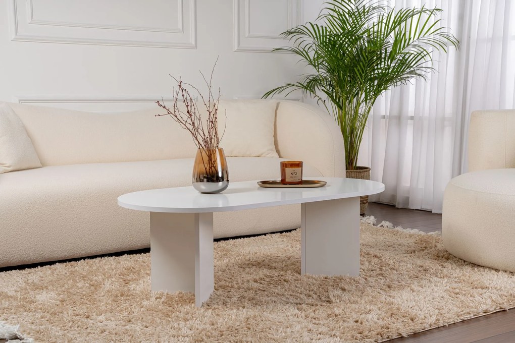 Coffee Table Sable - White White